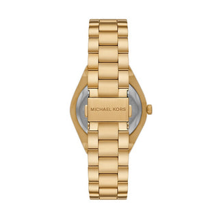 Angle shot of Michael Kors Lennox MK7391 Womens Watch on white background