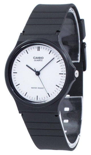 Front view of Casio MQ-24-7E Mens Watch on white background
