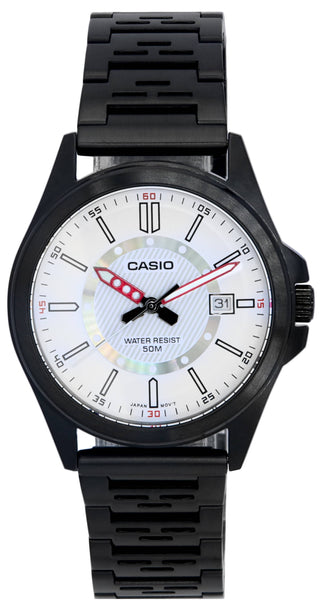 Front view of Casio MTP-E700B-7E Mens Watch on white background