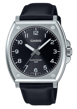 Front view of Casio MTP-E730L-1AV Mens Watch on white background