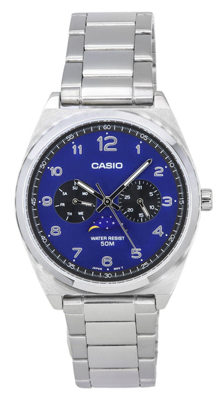 Front view of Casio MTP-M300D-2A Mens Watch on white background