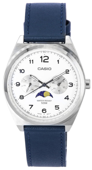 Front view of Casio MTP-M300L-7A Mens Watch on white background