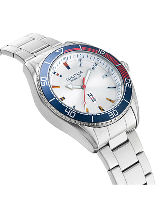 Angle shot of Nautica Chronograph NAPFWS005 Mens Watch on white background