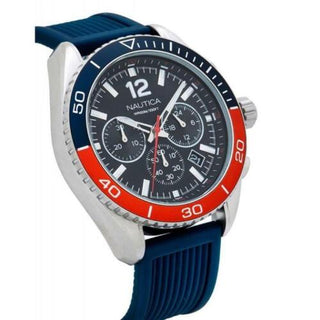 Angle shot of Nautica Chronograph NAPKBF020 Mens Watch on white background