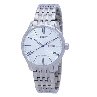 Front view of Citizen NH8350-59B Mens Watch on white background