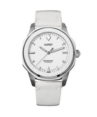 Front view of Nappey NY41-AD2M-3B2A.-.NW Mens Watch on white background