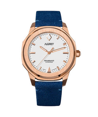 Front view of Nappey NY41-BD2M-3B4A.-.NW Mens Watch on white background