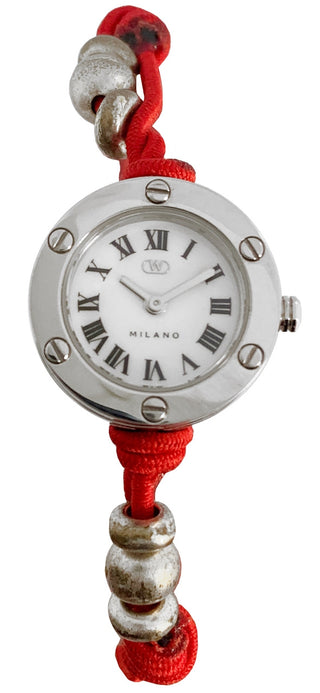 Front view of Wintex Milano Oblo OBLO_B ROSSO Womens Watch on white background