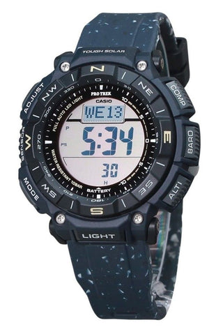 Front view of Casio PRG-340SC-2 Mens Watch on white background