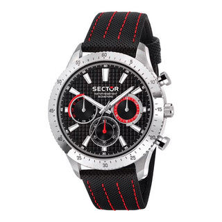 Front view of Sector Chronograph R3251578011 Mens Watch on white background