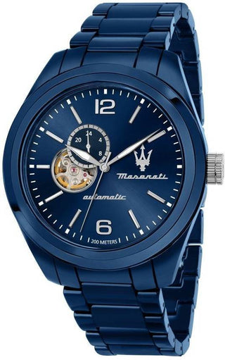 Front view of Maserati R8823150002- Mens Watch on white background