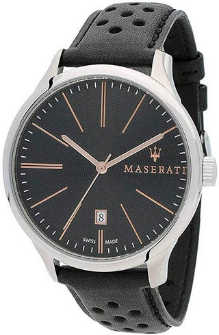 Front view of Maserati R8851126003- Mens Watch on white background