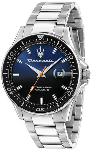 Front view of Maserati R8853140001- Mens Watch on white background