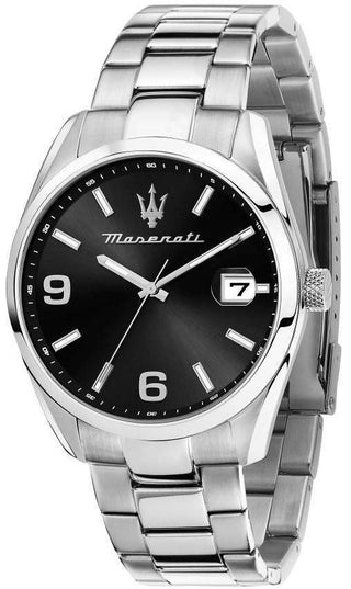 Front view of Maserati R8853151007- Mens Watch on white background