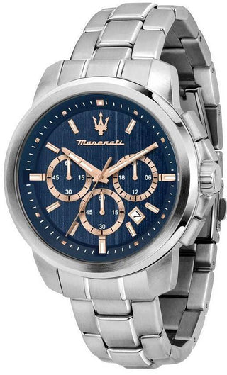 Front view of Maserati R8873621037- Mens Watch on white background