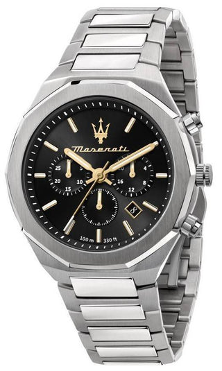 Front view of Maserati R8873642010- Mens Watch on white background