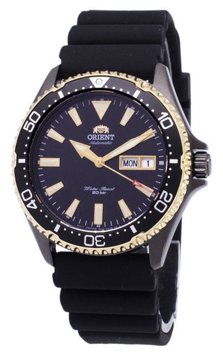 Front view of Orient Mako III RA-AA0005B19B Mens Watch on white background