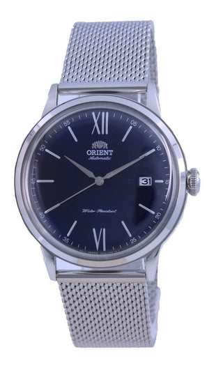 Front view of Orient Bambino RA-AC0019L10B Mens Watch on white background