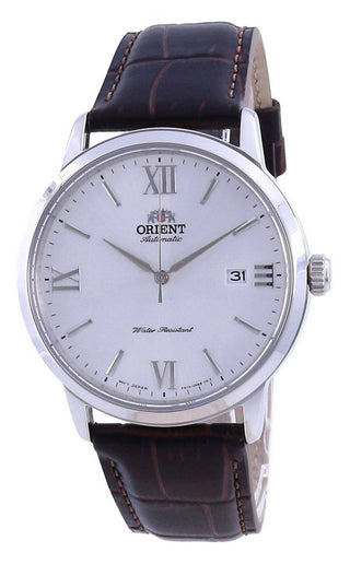 Front view of Orient Bambino RA-AC0F12S10B Mens Watch on white background