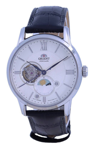 Front view of Orient RA-AS0011S10B Mens Watch on white background