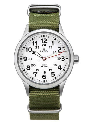 Front view of Ratio RTQ025 Mens Watch on white background