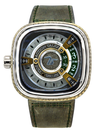 Front view of Sevenfriday SF-M2-05 Mens Watch on white background