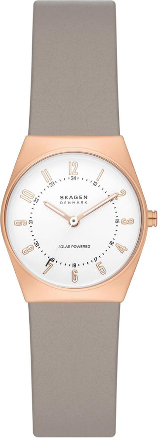 Front view of Skagen Grenen Lille Solar SKW3079 Womens Watch on white background