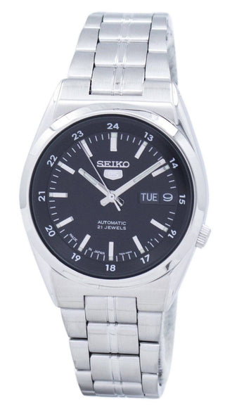 Front view of Seiko SNK567J1 Mens Watch on white background