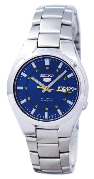 Front view of Seiko SNK615K1 Mens Watch on white background