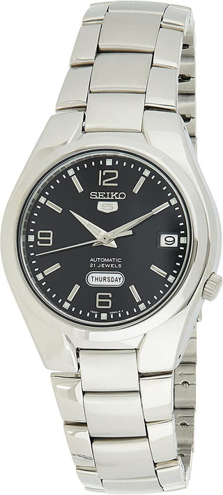 Front view of Seiko SNK623K1 Mens Watch on white background