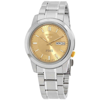 Front view of Seiko SNKK13K1 Mens Watch on white background