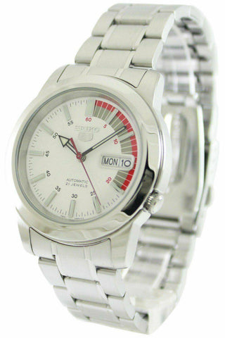 Front view of Seiko SNKK25K1 Mens Watch on white background