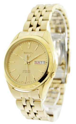 Front view of Seiko SNKL28K1 Mens Watch on white background