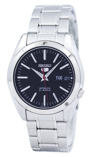 Front view of Seiko SNKL45K1 Mens Watch on white background