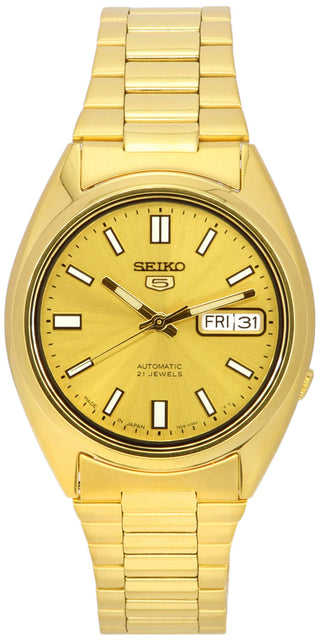 Front view of Seiko SNXS80J5 Mens Watch on white background