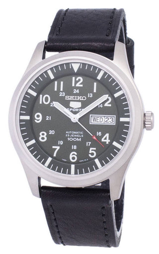 Front view of Seiko SNZG09K1-VAR-LS8 Mens Watch on white background