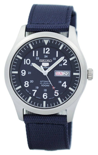 Front view of Seiko SNZG11J1 Mens Watch on white background