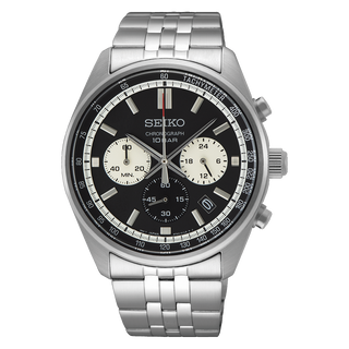 Front view of Seiko SSB429P1 Watch on white background