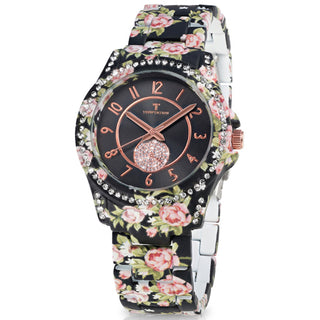 Front view of Temptation TEA-2015-08 Womens Watch on white background