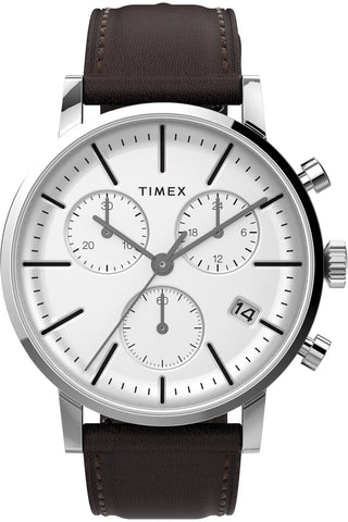 Front view of Timex Midtown TW2V36600 Mens Watch on white background