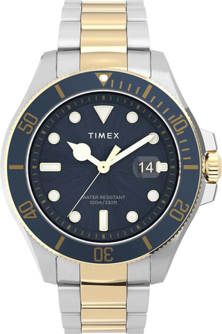 Front view of Timex Harborside Coast Collection TW2V42000 Mens Watch on white background