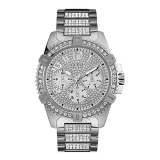 Front view of Guess Frontier W0799G1 Unisex Watch on white background