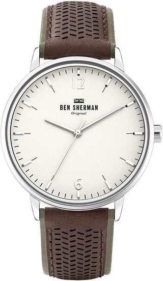 Front view of Ben Sherman Portobello Social WB038T Mens Watch on white background