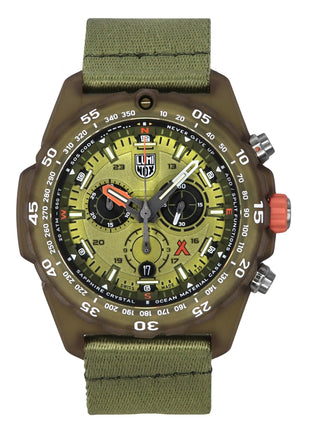 Front view of Luminox XB.3757.ECO Mens Watch on white background