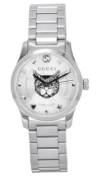 Front view of Gucci YA126595 Womens Watch on white background