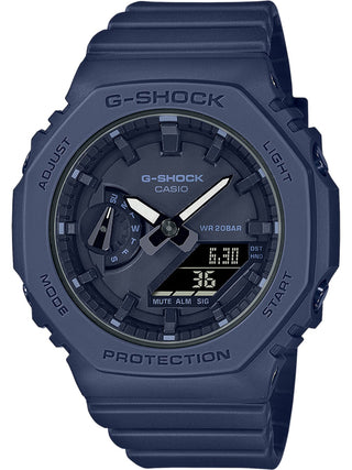 Front view of Casio G-Shock GMA-S2100BA-2A1ER Black Resin Mens Watch on white background