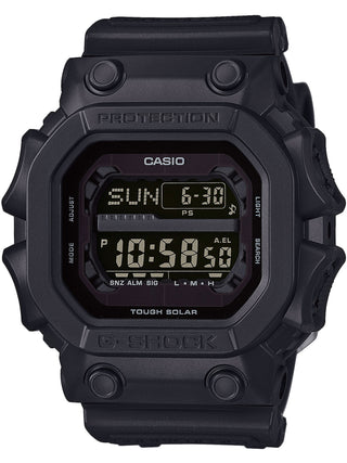 Front view of Casio G-Shock GX-56BB-1ER Black Resin Mens Watch on white background