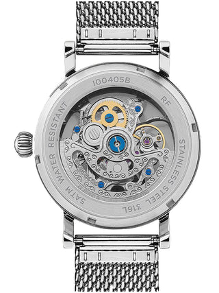Angle shot of Ingersoll 1892 I00405B Grey Dial Silver Stainless Steel Unisex Watch on white background