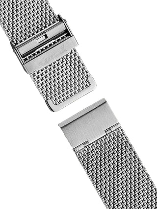 Angle shot of Ingersoll 1892 I00405B Grey Dial Silver Stainless Steel Unisex Watch on white background