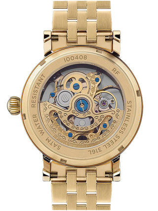 Angle shot of Ingersoll 1892 I00408 Gold Stainless Steel Unisex Watch on white background